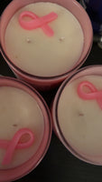 Breast Cancer Awareness Candles